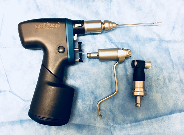 電動式ドリルの写真