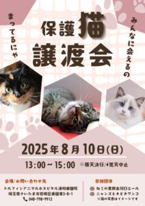 ドルフィン譲渡会のお知らせの画像