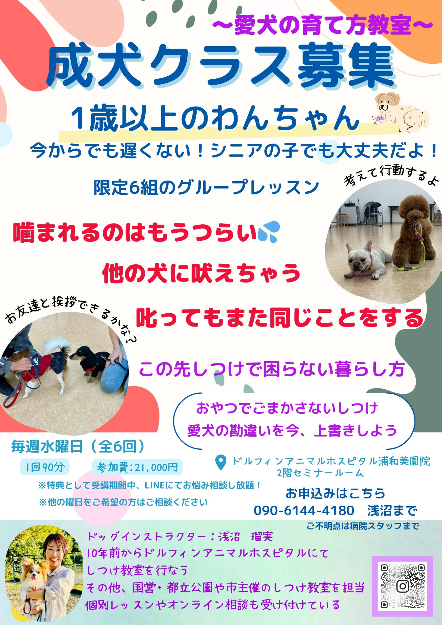 【しつけ教室】次回日程のご案内の画像